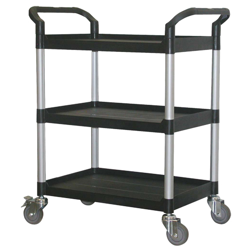 Chariot utilitaire, 3 tiers, 33-1/2" x 39-3/8" x 19", Capacit&eacute; 300 lb Quali-T-Solutions