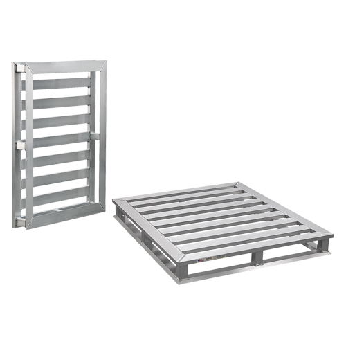Palette &agrave; cadre tubulaire en aluminium 4 c&ocirc;t&eacute;s Quali-T-Solutions