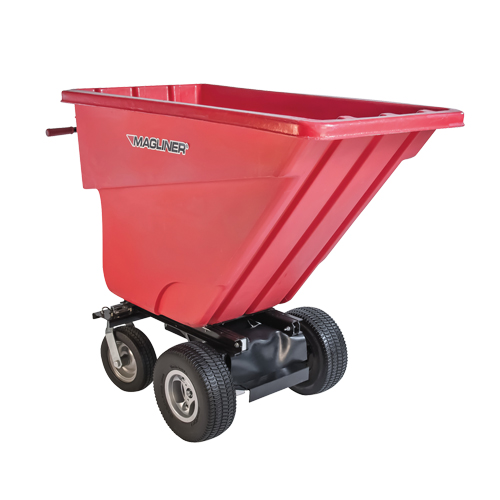 Chariot &agrave; bascule motoris&eacute;, Capacit&eacute; 13.5 cu.ft., 45" h x 27" la x 68" p Quali-T-Solutions