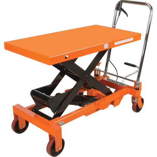 Hydraulic Scissor Lift Table, 39-1/2" L x 20" W, Steel, 1650 lbs. Capacity Quali-T-Solutions