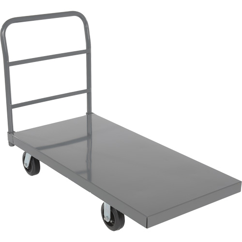 Platform Truck, 48" L x 24" W, 2000 lbs. Capacity, Rubber Casters Quali-T-Solutions