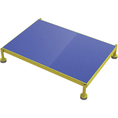 Plateforme de travail en une &eacute;tape &agrave; hauteur r&eacute;glable, 24" la x 36" pr, Capacit&eacute; de 800 lb, Enti&egrave;rement soud&eacute; Quali-T-Solutions