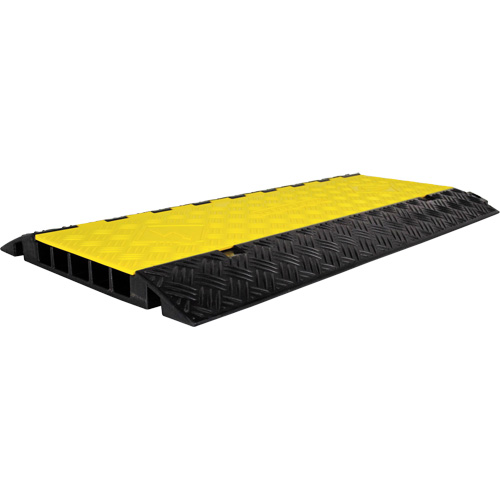 Protecteur de c&acirc;ble de s&eacute;rie moyenne Powerhouse, 5 canaux, 36" lo x 19,63" la x 2,25" h Quali-T-Solutions