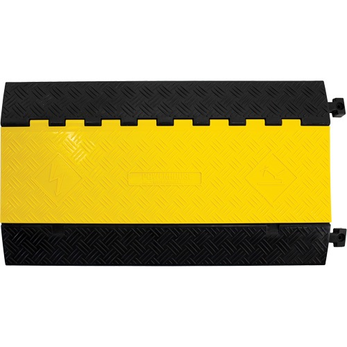 Protecteur de c&acirc;ble de s&eacute;rie moyenne Powerhouse, 5 canaux, 36" lo x 19,63" la x 2,25" h Quali-T-Solutions