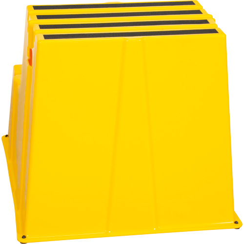 Escabeau industriel, 2 marches, 26" x 22-7/16" x Hauteur 19-11/16" Quali-T-Solutions