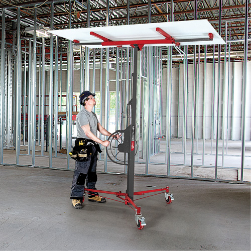 Appareils de levage pour panneaux de cloisons s&egrave;ches Bulidman Quali-T-Solutions