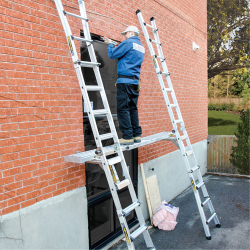 Planche de travail t&eacute;lescopique, 108" la x 12" pr, Capacit&eacute; de 250 lb, D&eacute;mont&eacute; Quali-T-Solutions