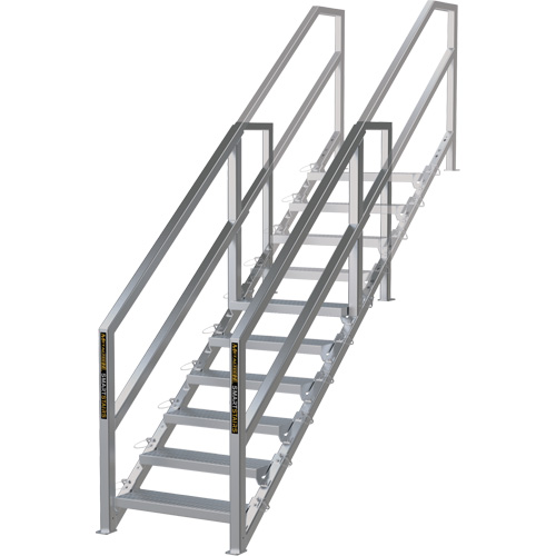Syst&egrave;me d'escalier modulaire pour la construction de 6-10 marches SmartStairs, 75" ha Quali-T-Solutions