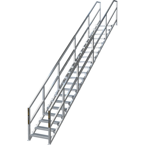 Syst&egrave;me d'escalier modulaire pour la construction de 17-21 marches SmartStairs, 157-1/2" ha Quali-T-Solutions