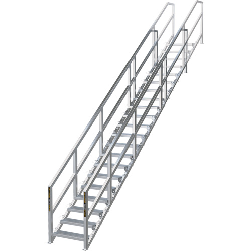 Syst&egrave;me d'escalier modulaire pour la construction de 17-21 marches SmartStairs, 157-1/2" ha Quali-T-Solutions