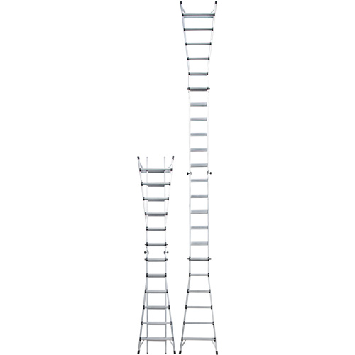 Telescoping Multi-Position Ladder, Aluminum, 300 lbs. Quali-T-Solutions