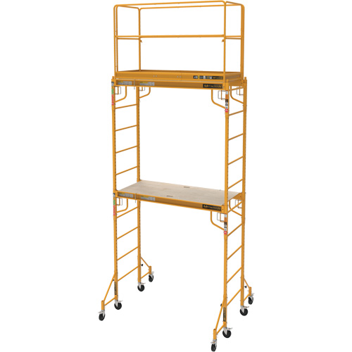 Jobsite Series Guardrail Scaffold Kit, 29-1/4" D x 44-1/2" H Quali-T-Solutions