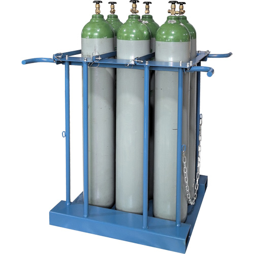 6-Cylinder Forklift Cylinder Storage Caddy Quali-T-Solutions