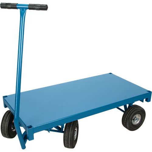 Chariot de ramassage &agrave; plateforme pour l'ext&eacute;rieur, 24" la x 48" la x Capacit&eacute; 1000 lb Quali-T-Solutions