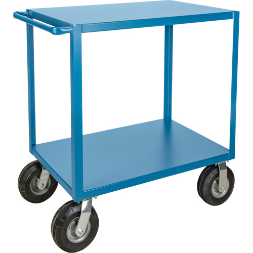  Chariot &agrave; tablettes pour l'ext&eacute;rieur, 2 Tiers, 18" la x 39" h x 33" p, Capacit&eacute; 1200 lb Quali-T-Solutions