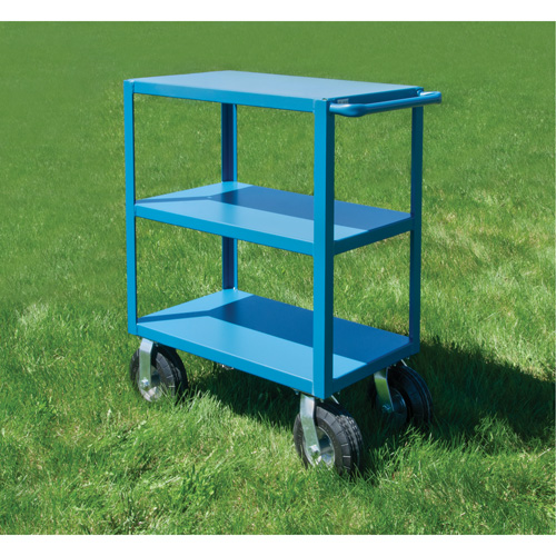  Chariot &agrave; tablettes pour l'ext&eacute;rieur, 3 Tiers, 24" la x 39" h x 51" p, Capacit&eacute; 1200 lb Quali-T-Solutions