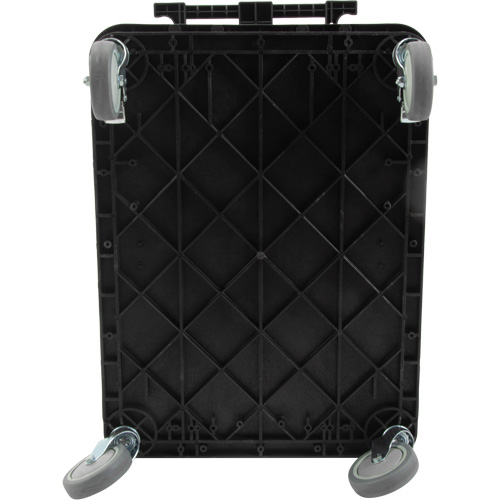Chariot utilitaire avec tablette &agrave; bordure profonde, 3 tiers, 19" x 39-1/2" x 28-1/4", Capacit&eacute; 330 lb Quali-T-Solutions