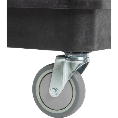 Chariot utilitaire avec tablette &agrave; bordure profonde, 3 tiers, 19" x 39-1/2" x 28-1/4", Capacit&eacute; 330 lb Quali-T-Solutions