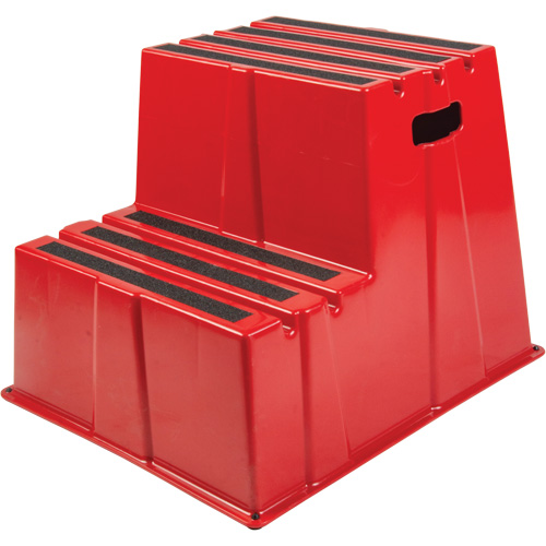 Industrial Step Stool, 2 Steps, 26" x 22-7/16" x 19-11/16" High Quali-T-Solutions