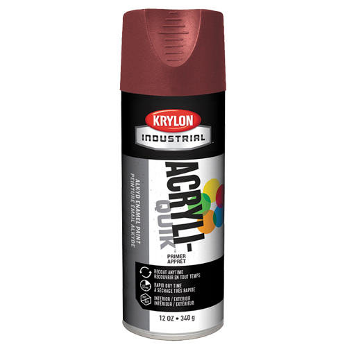 Industrial Acryli-Quik Lacquer, Ruddy Brown, Very Flat, 12 oz., Aerosol Can Quali-T-Solutions