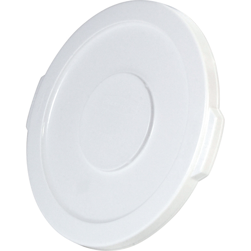 Round Brute&reg; Tops, Flat Lid, Plastic/Polyethylene, Fits Container Size: 15-5/8" Dia. Quali-T-Solutions