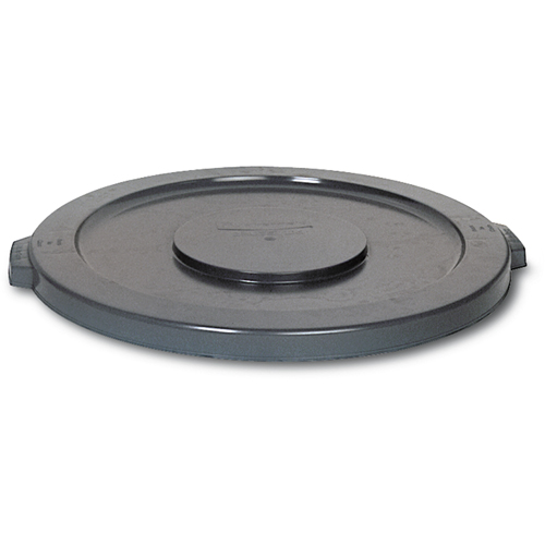 Couvercles ronds Brute, Couvercle plat, Plastique/Poly&eacute;thyl&egrave;ne, Convient aux contenants 19-7/8" dia. Quali-T-Solutions