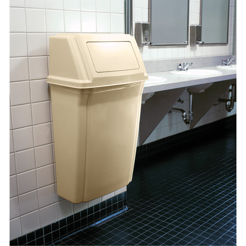 Slim Jim&reg; Containers, Swing Lid, Plastic, Fits Container Size: 19-1/2" x 12" Quali-T-Solutions
