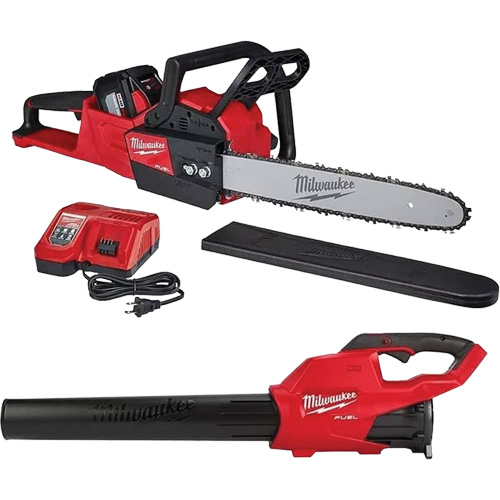 Cordless Chainsaw & Blower Kit, 16", Battery Powered, 18 V Quali-T-Solutions