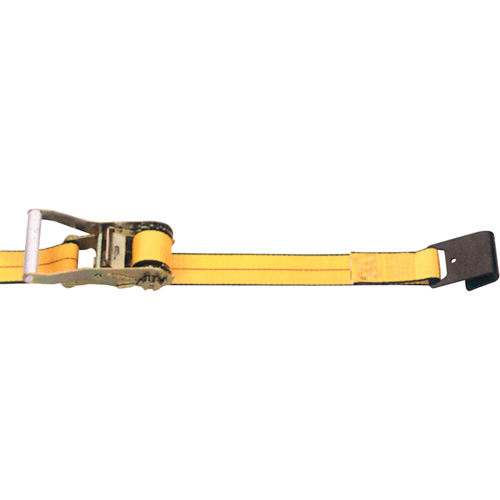 Ratchet Straps, Flat Hook, 2" W x 30' L, 3335 lbs. (1513 kg) Working Load Limit Quali-T-Solutions