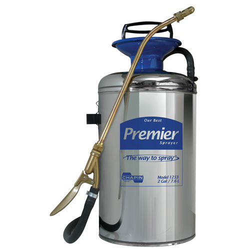 Premier Series Pro Sprayer, 2 gal. (7.6 L), Stainless Steel, 12" Wand Quali-T-Solutions