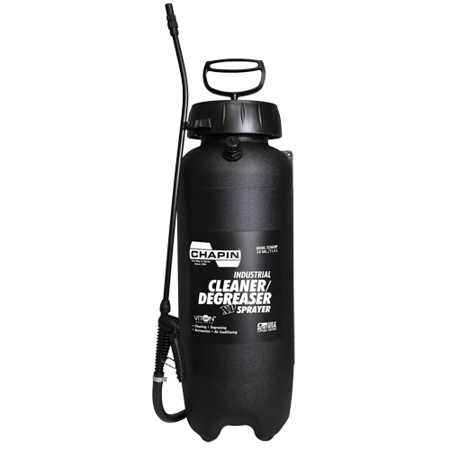 Vaporisateur industriel pour nettoyant & d&eacute;graissant Viton, 3 gal. (11,36 L), Plastique/Poly&eacute;thyl&egrave;ne, Lance de 18" Quali-T-Solutions