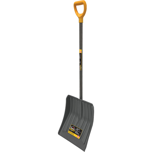 Pelle &agrave; neige Pro, Lame Polypropyl&egrave;ne, Largueur 13-7/8", Manche Prise en D Quali-T-Solutions