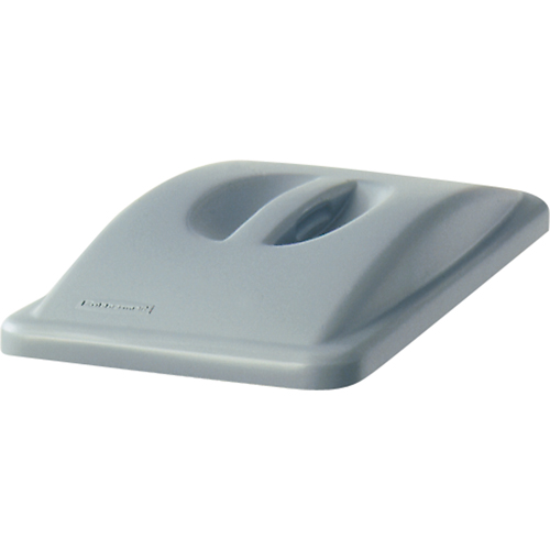 Dessus &agrave; poign&eacute;e Slim Jim, Couvercle plat, Plastique, Convient aux contenants 20-3/8" x 11-5/16" Quali-T-Solutions
