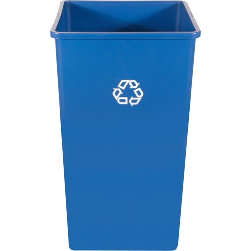 Contenant pour poste de recyclage, Vrac, Plastique, 50 gal. US Quali-T-Solutions