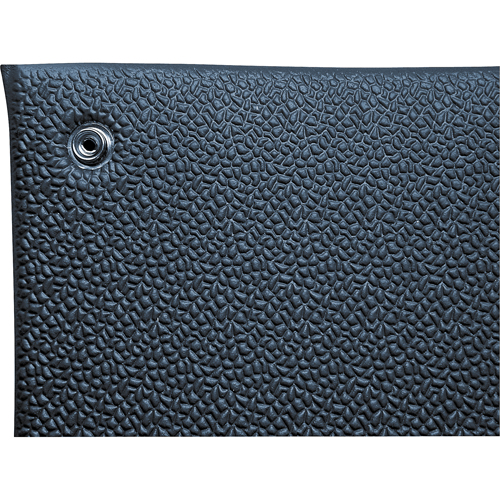Tapis Comfort-King antistatique, 6' la x 60' lo x 3/8" &eacute;p, Rugueux, Bleu Quali-T-Solutions
