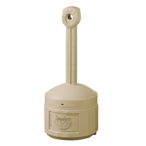 Cendriers Smoker's Cease-Fire, Sur pied, Plastique, Capacit&eacute; 4 gal. US, Hauteur 38-1/2" Quali-T-Solutions