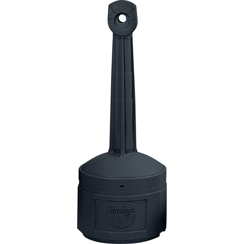 Smokers Cease-Fire&reg; Cigarette Butt Receptacle, Free-Standing, Plastic, 4 US gal. Capacity, 38-1/2" Height Quali-T-Solutions