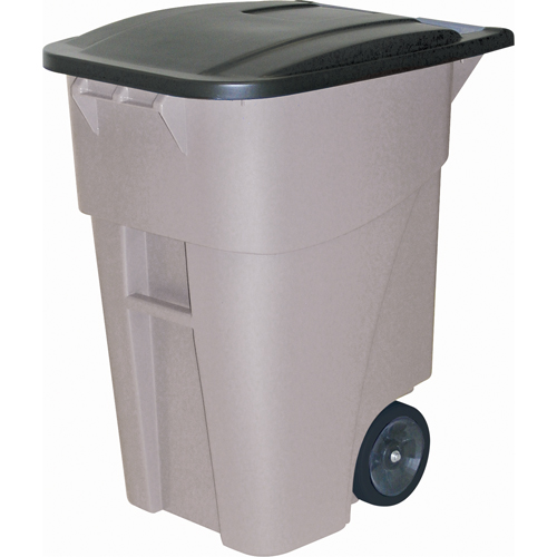 Brute&reg; Roll Out Containers, Plastic, 50 US gal. Quali-T-Solutions