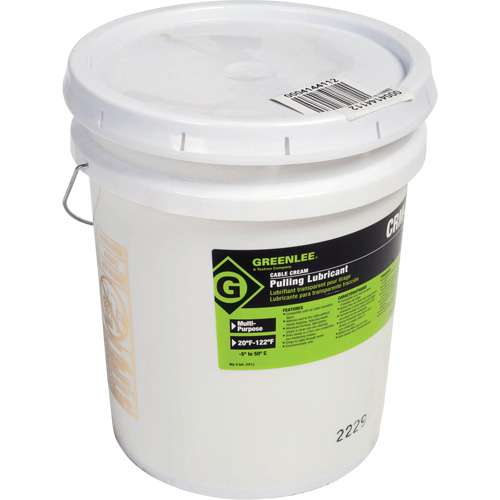 Lubrifiant en cr&egrave;me pour tirage de c&acirc;ble, Seau Quali-T-Solutions