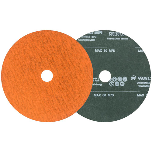 Disque de sablage Coolcut XX, Disque &agrave; sabler Coolcut XX, Oxyde d'aluminium/C&eacute;ramique, 24, 5" Dia x 7/8" Arbre Quali-T-Solutions