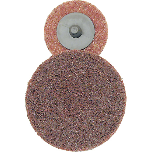 Disque de conditionnement de surface, 2" dia., Grain Cors&eacute;, Oxyde d'aluminium Quali-T-Solutions