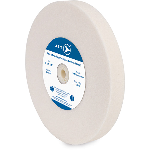 WA810F Bench Grinding Wheel, 8" x 1", 1" Arbor, Aluminum Oxide Quali-T-Solutions