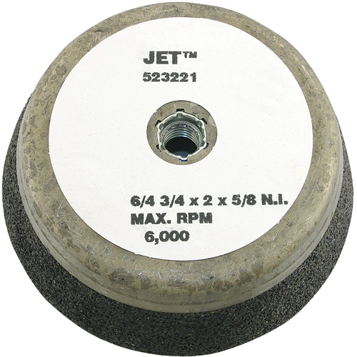 Resin Bond Cup Wheel, 6" x 2", 5/8"-11NC Arbor, Type 11 Quali-T-Solutions