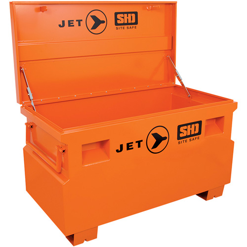 JSB-4824 Coffre &agrave; outils robuste pour le chantier, 48-1/8" x 24-1/8" x 28-3/8", Acier, Orange Quali-T-Solutions