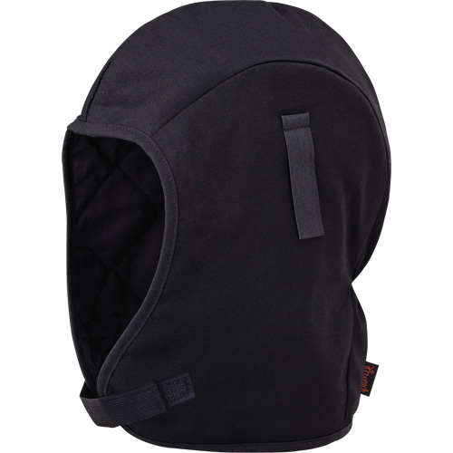 564A Flame Resistant Quilted Hardhat Liner, Black, Cotton Quali-T-Solutions