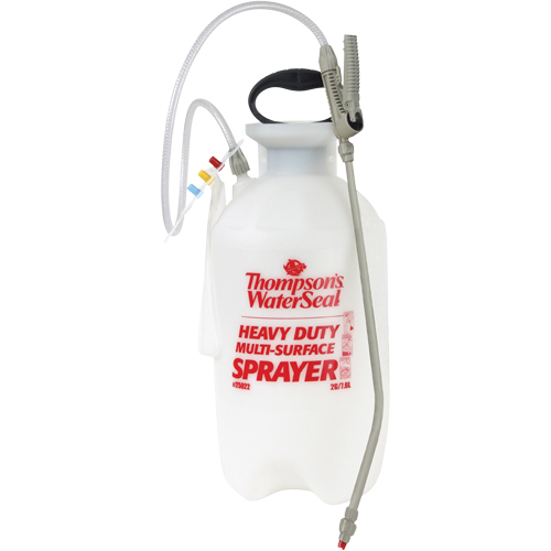 Pulv&eacute;risateurs &agrave; pression pour terrasses, cl&ocirc;tures & patios, 2 gal. (7,6 L), Plastique, Lance de 16" Quali-T-Solutions