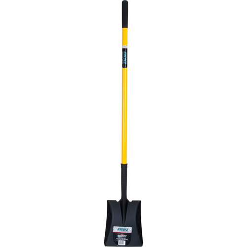 Square Point Shovels, Fibreglass, Tempered Steel Blade, Straight Handle, 48" Long Quali-T-Solutions