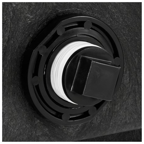 Stock Tank, 69" D x 63.25" W x 25" H, 2500 lbs. Capacity, Black Quali-T-Solutions