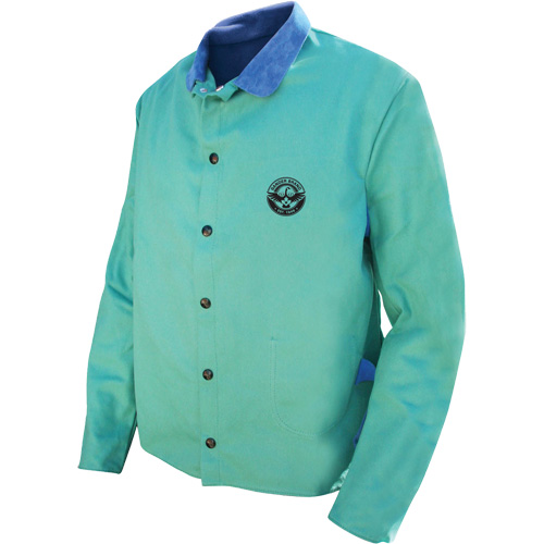 Veste de soudage Gander Brand Banox FR, Coton, 3T-Grand, Vert Quali-T-Solutions