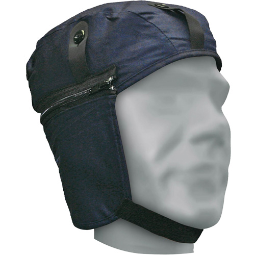 Classic Hardhat Liner with Ear Extension, Fleece/Cotton Lining, One Size Quali-T-Solutions